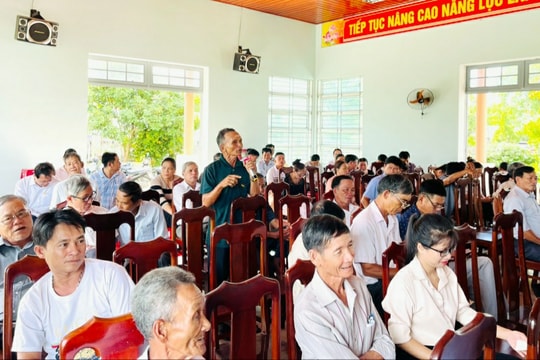 Đại biểu HĐND tỉnh tiếp xúc cử tri Duy Xuyên