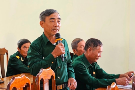 Phổ biến pháp luật về an toàn giao thông cho cựu chiến binh TP.Tam Kỳ