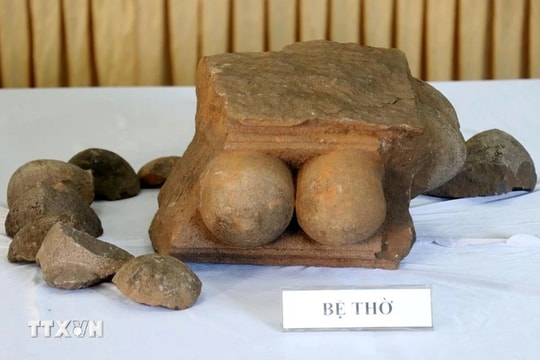 Phát hiện gần 680 hiện vật khi khai quật khảo cổ phế tích tháp Đại Hữu lần 2