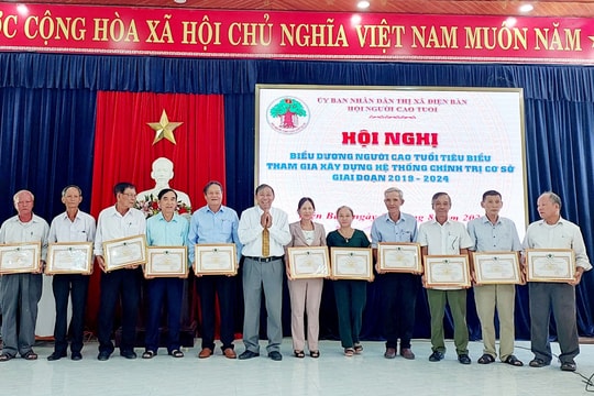 5 năm, Điện Bàn có 1.731 người cao tuổi tham gia công tác trong hệ thống chính trị, xã hội