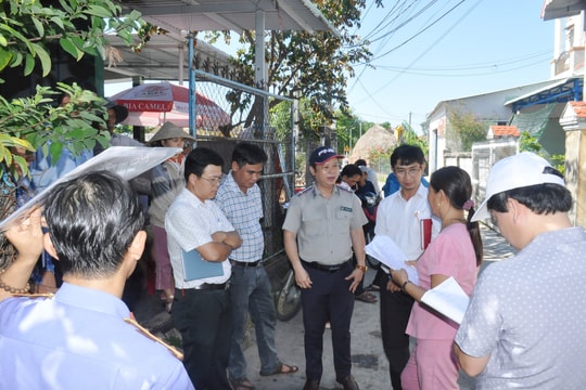 Tổ chức khảo sát thực tế nội dung công dân phản ánh liên quan đến tranh chấp đất đai