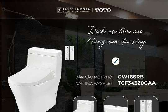 TOTO Tuấn Tú mách bạn nên mua bồn cầu 1 khối hay 2 khối