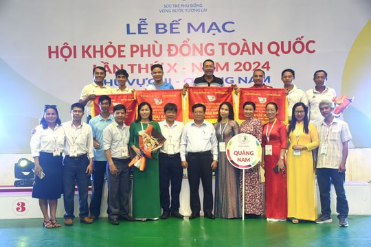 Hội khỏe Phù Đổng toàn quốc lần thứ X năm 2024: Dấu ấn học trò xứ Quảng