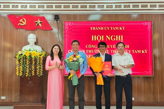 Tam Kỳ: Ông Lê Ngọc Dương được chỉ định giữ chức Bí thư Đảng ủy phường Tân Thạnh