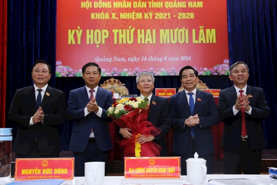 Đồng chí Nguyễn Đức Dũng được bầu giữ chức Chủ tịch HĐND tỉnh Quảng Nam nhiệm kỳ 2021 - 2026