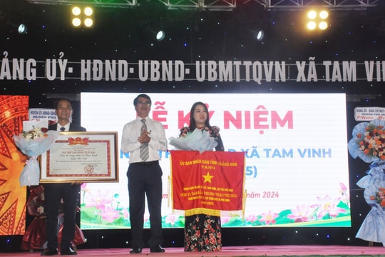Kỷ niệm 40 năm thành lập xã Tam Vinh