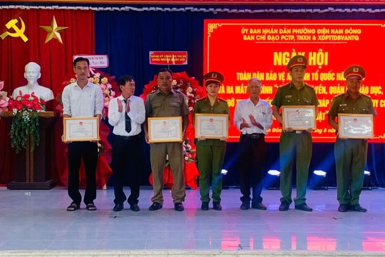 Phường Điện Nam Đông thực hiện tốt phong trào toàn dân bảo vệ an ninh Tổ quốc