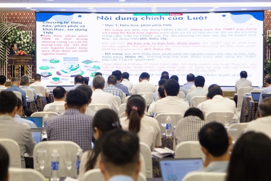 Nâng cao kiến thức tài nguyên nước phục vụ vận hành, khai thác công trình thủy điện