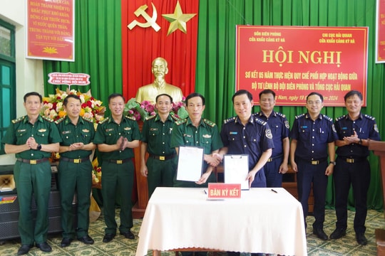 Phối hợp kiểm soát hoạt động tại cửa khẩu cảng Kỳ Hà