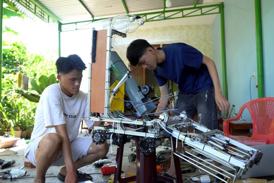 Tạ Quang Bảo và ước mơ thành kỹ sư chế tạo máy