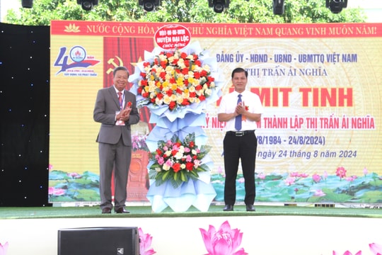 Đại Lộc: Thu nhập bình quân đầu người của người dân thị trấn Ái Nghĩa đạt 79 triệu đồng