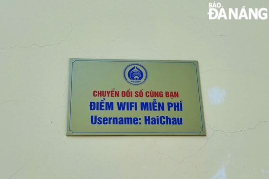 Quận Hải Châu khai trương các điểm wifi công cộng miễn phí