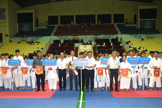 Hơn 110 vận động viên tranh tài Giải Karate vô địch các câu lạc bộ tỉnh Quảng Nam 2024