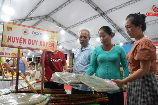 Lan tỏa giá trị sản phẩm OCOP tại Festival Nghề truyền thống Quảng Nam 2024