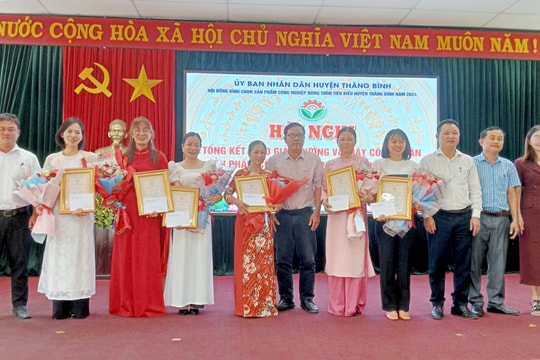 Thăng Bình công nhận 10 sản phẩm công nghiệp nông thôn tiêu biểu năm 2024