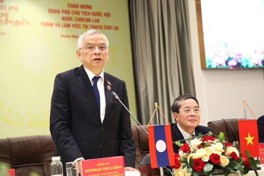 Phó Chủ tịch Quốc hội Lào thăm, làm việc tại THACO