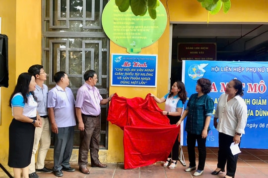 Hội LHPN TP.Hội An ra mắt mô hình chợ văn minh