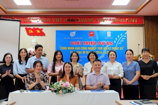 Gần 12,3 tỷ đồng triển khai Dự án “Công nhân khu công nghiệp thời đại kỹ thuật số”