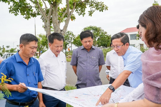 Bí thư Tỉnh ủy Lương Nguyễn Minh Triết khảo sát thực địa các dự án tại TP.Tam Kỳ