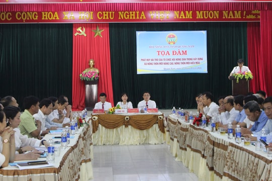 Phát huy vai trò hội nông dân Quảng Nam trong xây dựng nông thôn mới