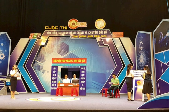 6 đội vào bán kết Cuộc thi tìm hiểu cải cách hành chính và chuyển đổi số tỉnh Quảng Nam