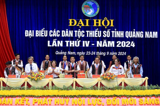 Khai mạc phiên thứ nhất Đại hội đại biểu các dân tộc thiểu số tỉnh Quảng Nam lần thứ IV - năm 2024