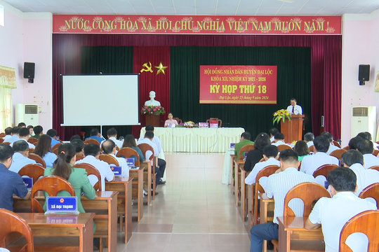 HĐND huyện Đại Lộc thông qua 9 nghị quyết về xây dựng cơ sở hạ tầng