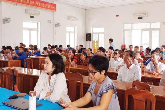 Tham vấn người dân xã Tam Thanh về mô hình “Vườn cộng đồng”