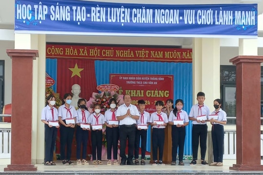 Agribank Thăng Bình hỗ trợ hơn 80 triệu đồng chăm lo an sinh xã hội