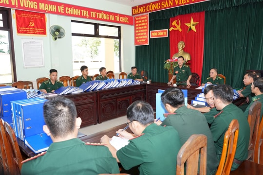 Kiểm tra toàn diện công tác biên phòng tại Bộ đội Biên phòng Quảng Nam