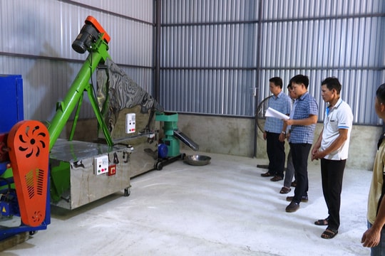 Tiên Phước hỗ trợ máy móc cho HTX Nông nghiệp Tích Lộc