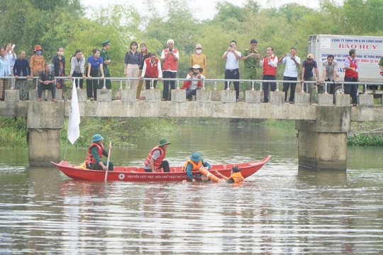 Hội Chữ thập đỏ Quảng Nam nâng cao kỹ năng ứng phó thiên tai cho người dân