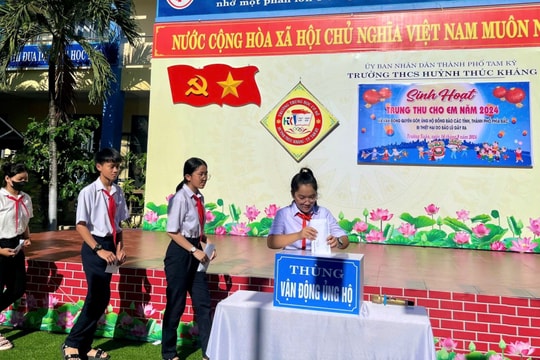 Tuổi trẻ Tam Kỳ ủng hộ hơn 658 triệu đồng gửi tặng đồng bào miền Bắc