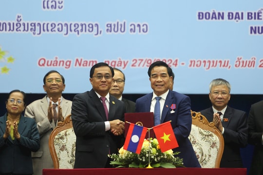 Thắt chặt quan hệ hợp tác toàn diện Quảng Nam - Sê Kông