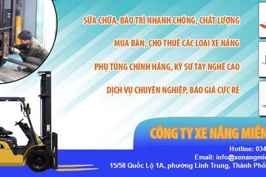 Xe Nâng Miền Nam - Công ty sửa xe nâng chuyên nghiệp tại TPHCM