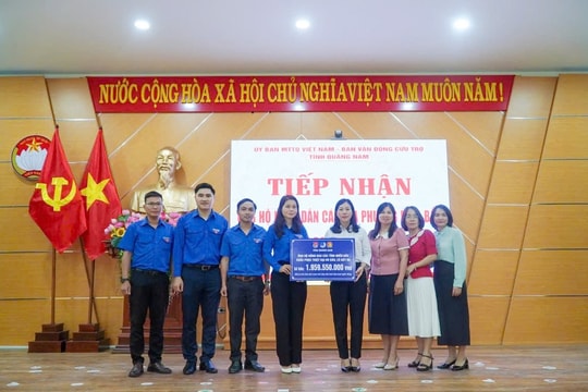 Tuổi trẻ Quảng Nam ủng hộ đồng bào miền Bắc hơn 2,8 tỷ đồng
