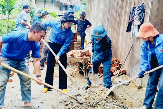 Tuổi trẻ Nam Giang thực hiện hơn 20 công trình, phần việc thanh niên