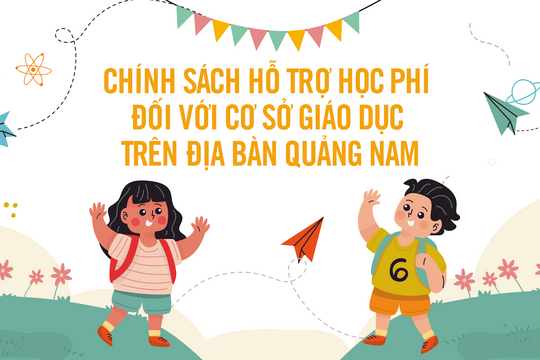 Chính sách hỗ trợ học phí đối với cơ sở giáo dục trên địa bàn Quảng Nam