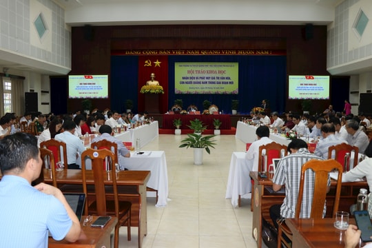 Bế mạc hội thảo khoa học “Nhận diện và phát huy giá trị văn hóa, con người Quảng Nam trong giai đoạn mới”