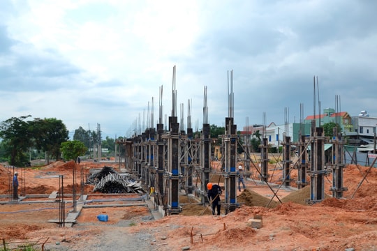 Thúc đẩy thi công Trường THPT Lương Thúc Kỳ (huyện Đại Lộc)