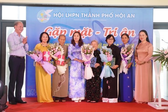 Hội An gặp mặt cán bộ lãnh đạo hội phụ nữ qua các thời kỳ