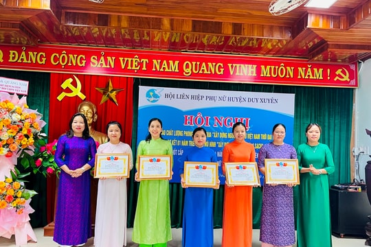 Duy Xuyên đẩy mạnh thi đua “Xây dựng người phụ nữ Việt Nam thời đại mới”