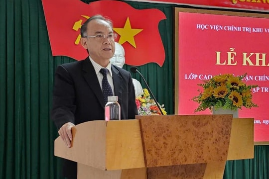 Khai giảng lớp cao cấp lý luận chính trị K75B.22