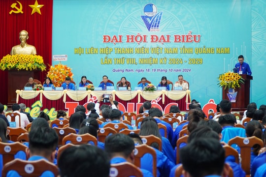 Khai mạc phiên trọng thể Đại hội đại biểu Hội LHTN Việt Nam tỉnh Quảng Nam nhiệm kỳ 2024 - 2029
