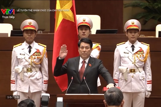 [VIDEO] - Lễ tuyên thệ nhậm chức của Chủ tịch nước Lương Cường