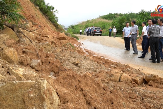 Quảng Nam chủ động ứng phó sạt lở ở vùng cao