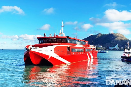 Hỗ trợ doanh nghiệp khai thác tuyến vận tải Đà Nẵng - Cù Lao Chàm, Đà Nẵng - Lý Sơn