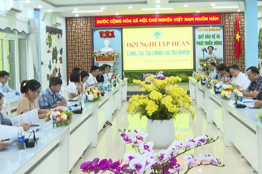 Nâng cao năng lực quản lý tài chính chi trả dịch vụ môi trường rừng