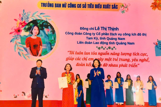 Nữ cán bộ công đoàn "Giỏi việc nước, đảm việc nhà"