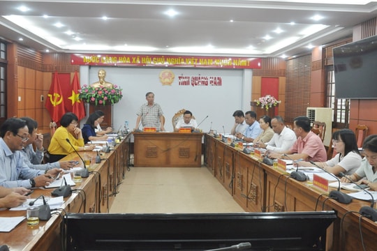 Sớm xây dựng cơ sở dữ liệu của Quảng Nam về xử phạt vi phạm hành chính